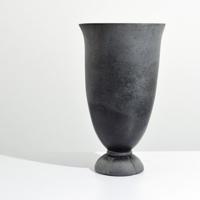 Large Karl Springer Corroso Urn, Vase, Murano - Sold for $2,500 on 10-10-2020 (Lot 163).jpg